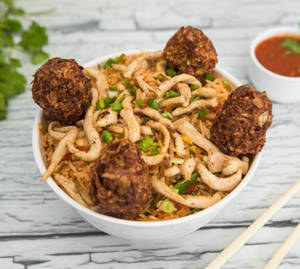 Chicken Manchurian Rice