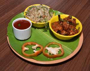 Fried Rice Baby Corn Combo