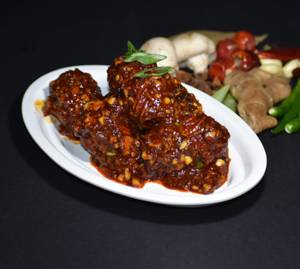 Chicken In Hot Gralic Sauce [Dry]6Pcs Boneless