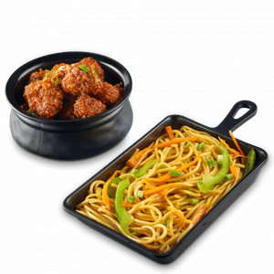 Manchurian Dry Noodles Combo