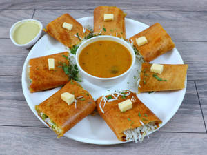 Butter Paneer Masala Dosa