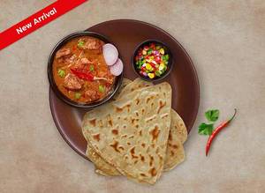 Chicken Gravy (2 Pcs)+ Roti (2 Pcs)+ Egg Bhurji