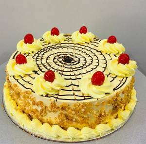 Eggless butterscotch cool cake