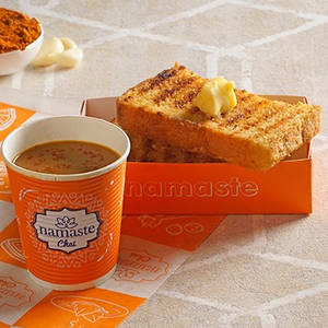 Zaffrani Chai (250 Ml)  + Any Toast