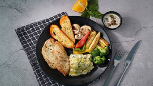 Grilled Sole Fish Brown