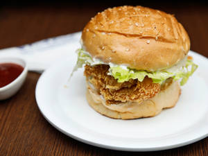 Grilled Double Chicken Burger