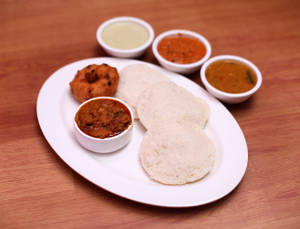 3 Idli + Vada