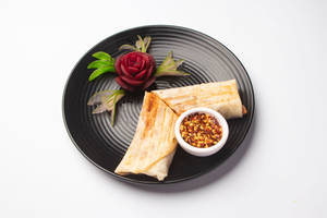 Qatari Charcoal Shawarma Roll