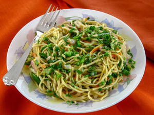 Veg Hakka Noodles         