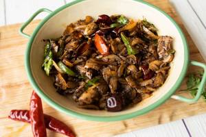 Mushroom Pepper Fry