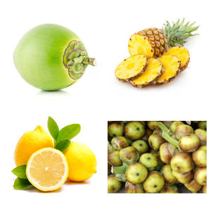 Tender Coconut Pine Apple Lime Within Nungu (Large)