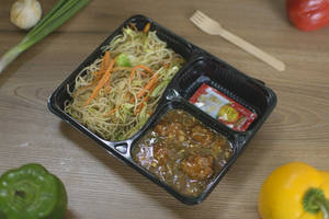 Veg Manchurian + Veg Noodles