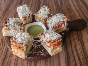 Grilled Veg Cheese Sandwich 