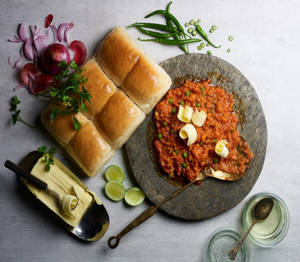 Cheese Pav Bhaji