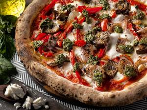 Vegan Sicilia Pizza by Chef Sarah
