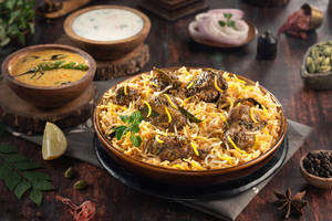 Lazzat-e-fry Murgh Biryani (andhra Chicken Fry Piece Biryani-serve-1)
