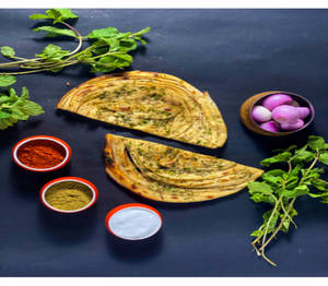 Pudina Lachcha Paratha