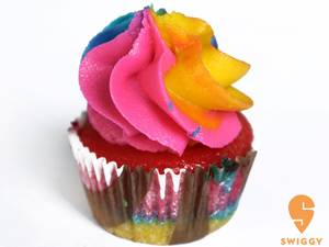 Regular Rainbow Cupcake