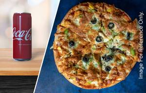 Chicken Pizza + Coke