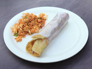 Egg Bhurji Roll