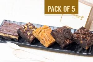 Assorted Regular Brownies Pack-5 pcs