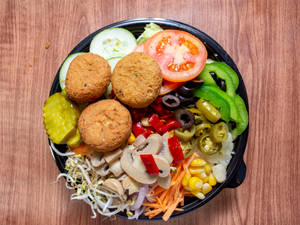 Veg Shammi Kebab Salad (Regular)