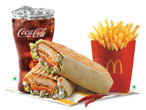 Large EVM Big Spicy Chicken Wrap 
