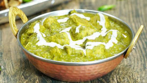 Palak Gravy Chaap