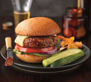 Zesty Chicken Supreme Burger (with Whole Wheat Bun)