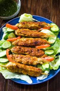 Chicken Seekh Kabab [3pcs Fry]