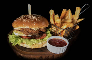 Chicken Tikka Burger