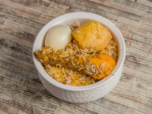 Chicken Biryani with Egg