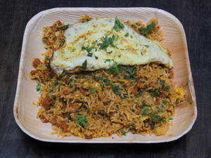 Chicken Keema Ghotala Rice