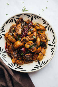 Achari Mushroom Tikka