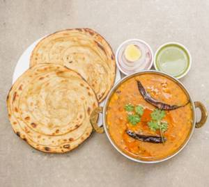Dal Makhni + 2 Lacha Parantha