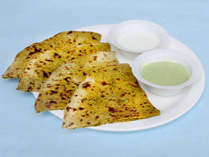 Methi Stuffed Paratha