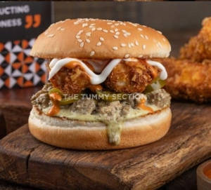 Crunchy Paneer Burger