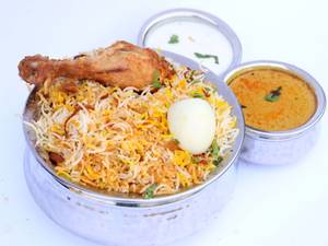 Chicken Dum Biryani Half  