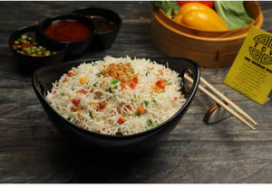 Veg Burnt Garlic Fried Rice