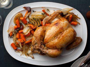 Whole Roasted Chicken Meal [serves 4]