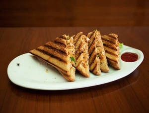 Chicken Cheese Grilled Sandwich