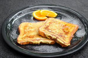 French Toast topped with Honey