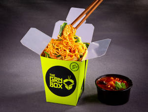 Sambal Noodles With Kung Pao Paneer