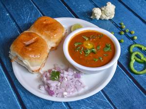 Butter Pav Bhaji (2 Pcs Pav)