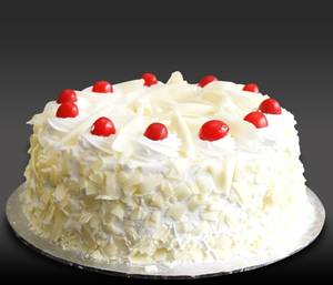 White Forest Birthday Cake (500 gms)
