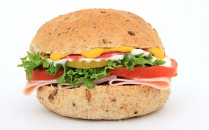 Chicken Salami Burger