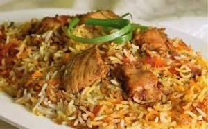 Mutton Egg Biryani With Salad