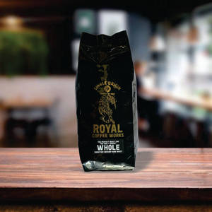 Royal Coffee Works - Whole Beans - Pure Arabica - Medium - Dark Roast - 250 Grams