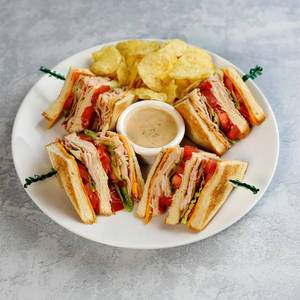 Classic Club Sandwich - Grilled.