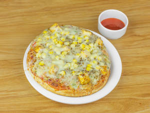 6" Special Veg Sweet Corn With Paneer Pizza (Double Cheese)